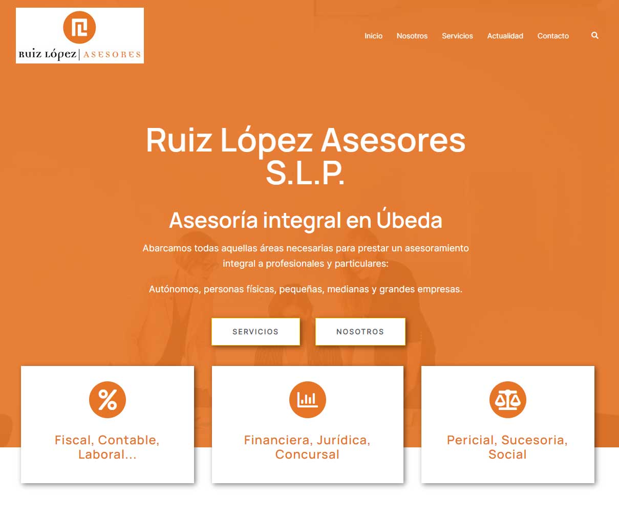 nueva web de Ruiz López Asesores